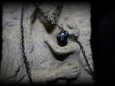 Photo10: Beherit Silver Chain Necklace  / Black Ruthenium ver. (Egg of the King/Eclipse) (10)