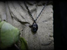 Photo11: Beherit Silver Chain Necklace  / Black Ruthenium ver. (Egg of the King/Eclipse) (11)
