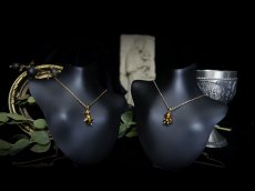 Photo2: Puck Necklace Gold Version (Fairy Puck / Kuri Puck ) (2)