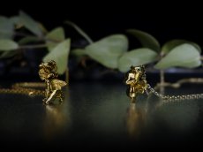 Photo11: Puck Necklace Gold Version (Fairy Puck / Kuri Puck ) (11)