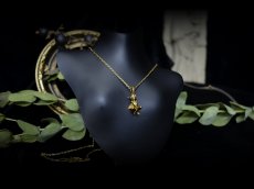 Photo3: Puck Necklace Gold Version (Fairy Puck / Kuri Puck ) (3)