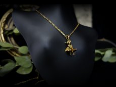 Photo4: Puck Necklace Gold Version (Fairy Puck / Kuri Puck ) (4)