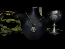 Photo1: The Skull Knight & Mark of Sacrifice Silver Pendant  (1)