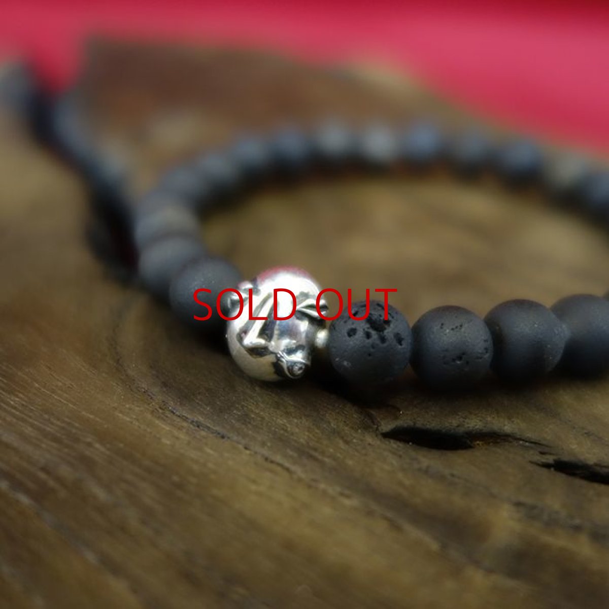 Photo1: Druzy Stone Beherit Bracelet (Egg of the King)BSS-B-03BK (1)