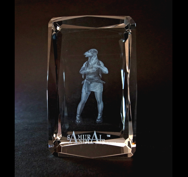 Photo1: Premium Laser Crystal Figure Collection: Lynn (1)
