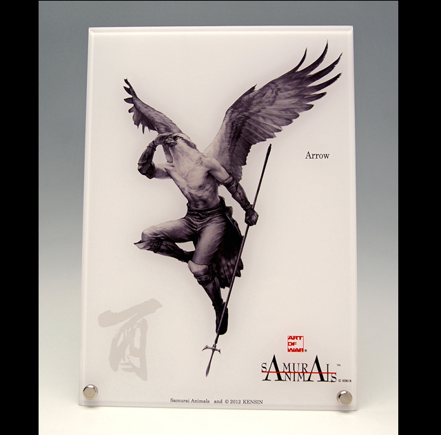 Photo1: SAMURAI ANIMALS-  Acrylic Panel Series Arrow *Stopped Production (1)