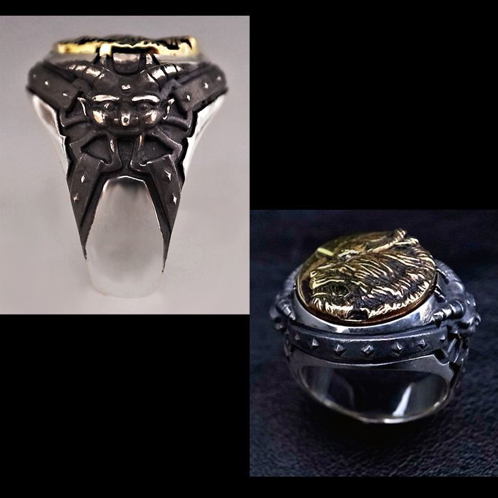 No.310 Zodd *Silver Ring (attachment of Zirconia*stone-filled) - ART OF WAR