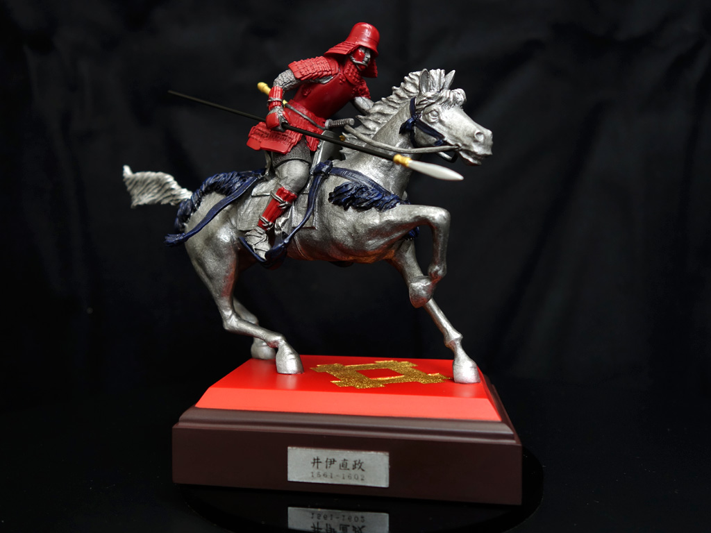 Photo1: Classic Historical Statue-Ii Naomasa*Riding on a Horse*  (1)